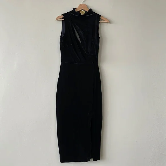 H&M | Dresses | Hm Velvet Formal Dress | Poshmark